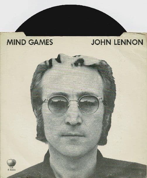 JOHN LENNON Mind Games Vinyl Record 7 Inch Apple 1973